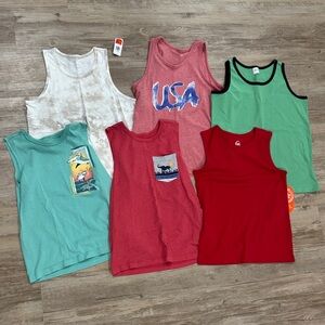 BOGO! NWT! Boys 6/7 tank top bundle